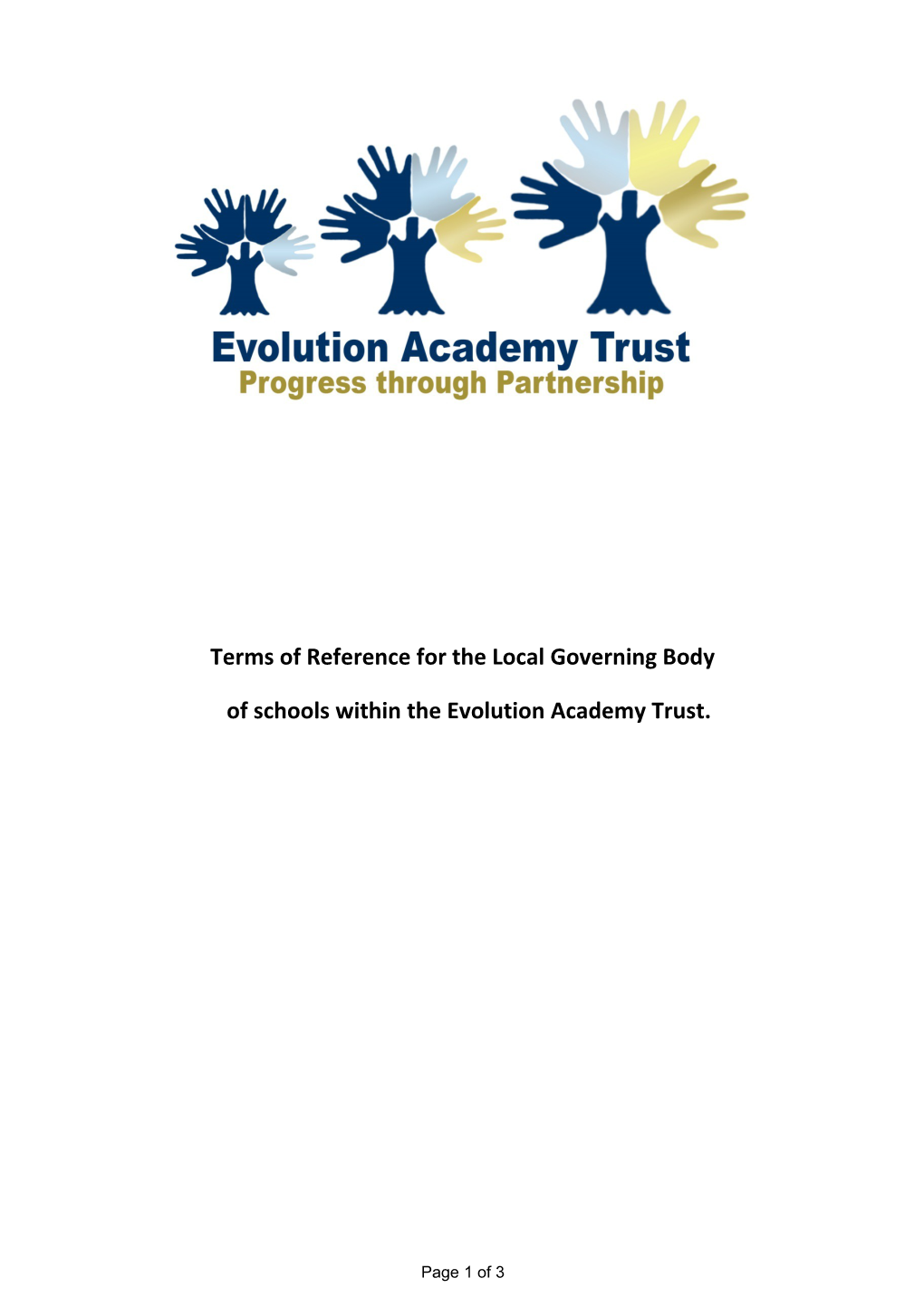 Terms of Reference for the Local Governing Body