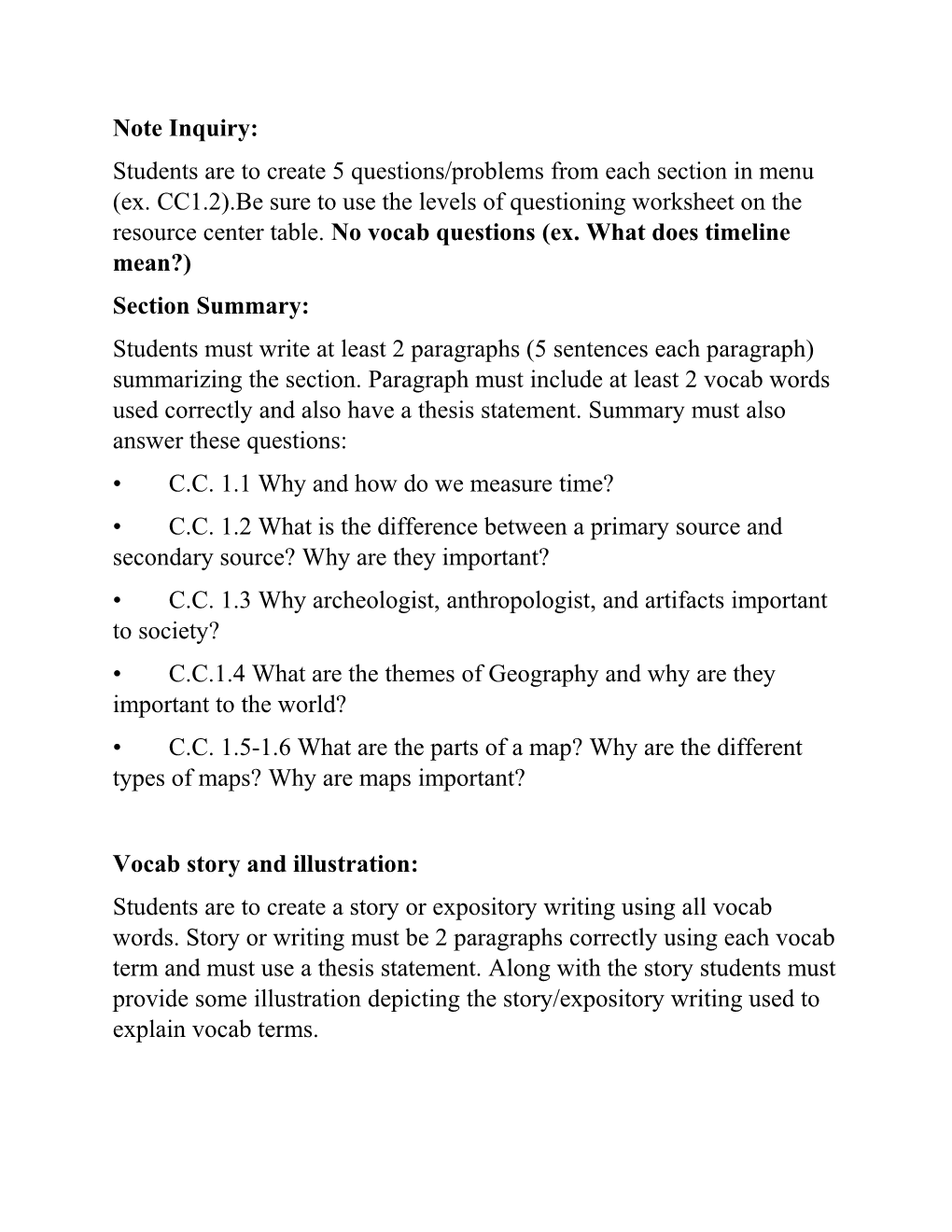 Section Summary