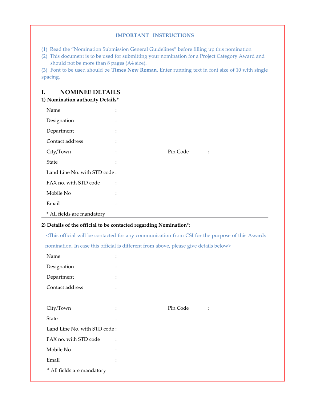 Result - Indicators - Attributes - Sub Attributes