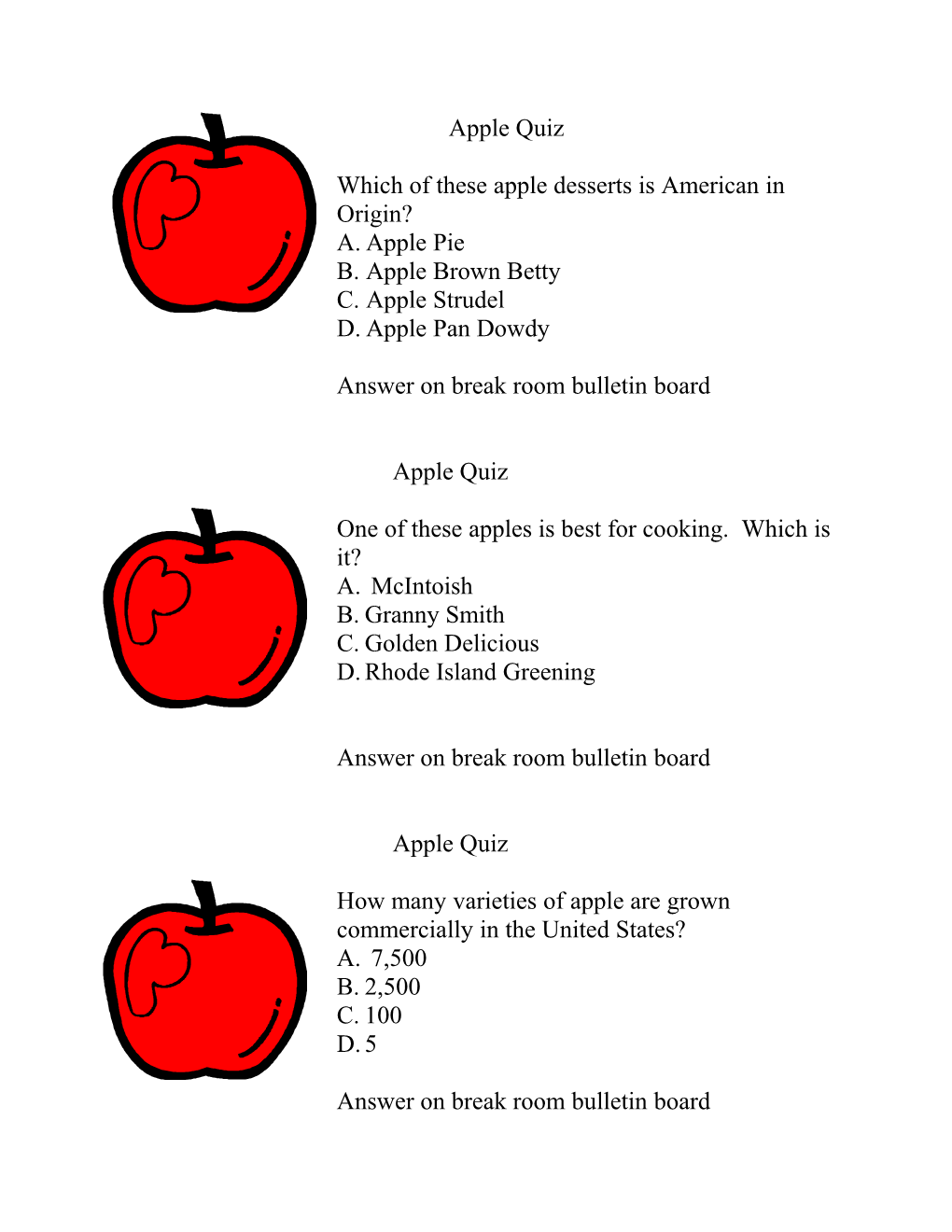 Which of These Apple Desserts Is American in Origin?