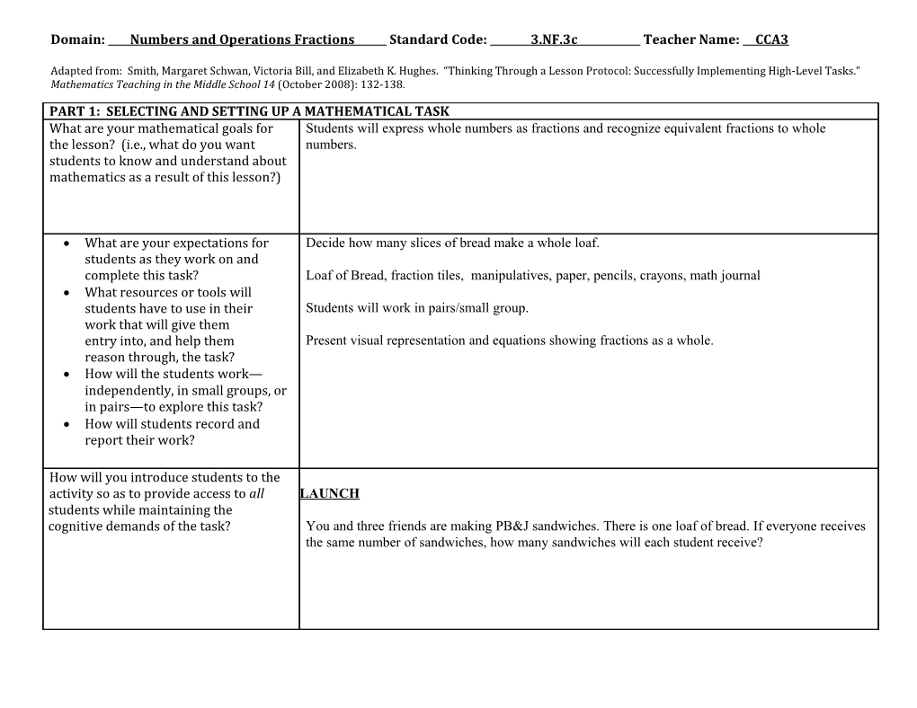 Thinking Through a Lesson Protocol (TTLP) Template s15