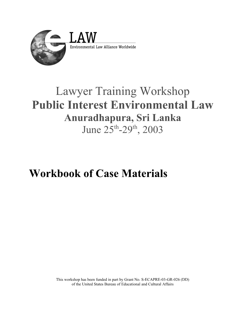 Public Interest Environmental Law s1