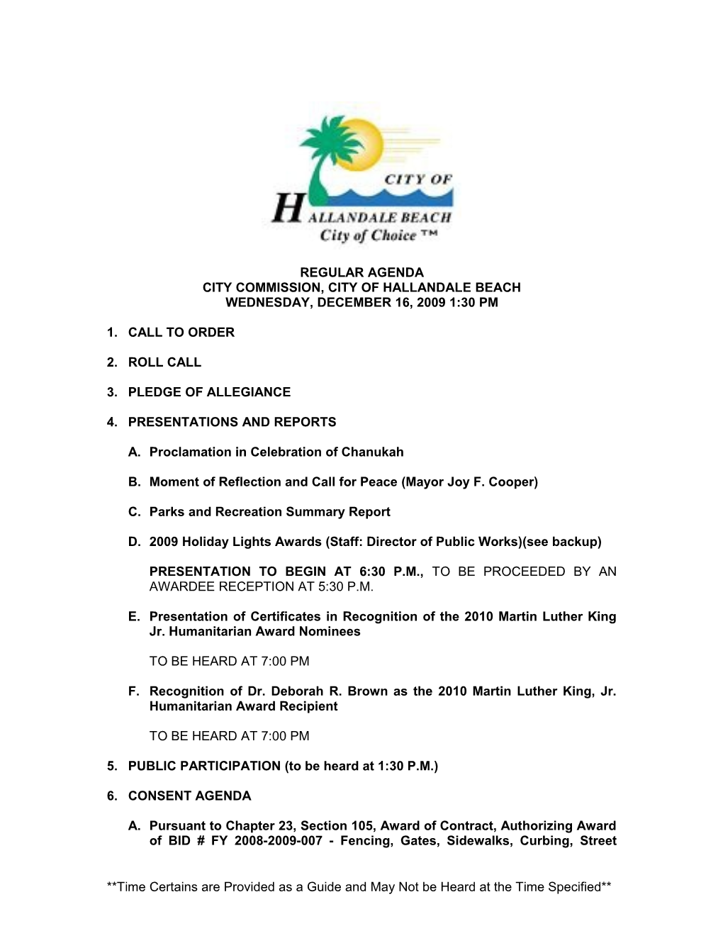 City Commission, City of Hallandale Beach s2