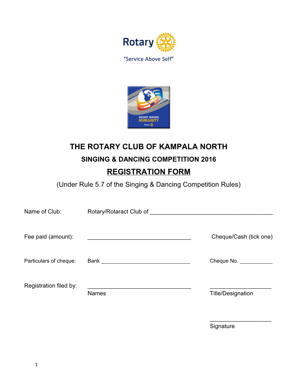 The Rotary Club of Kampala North