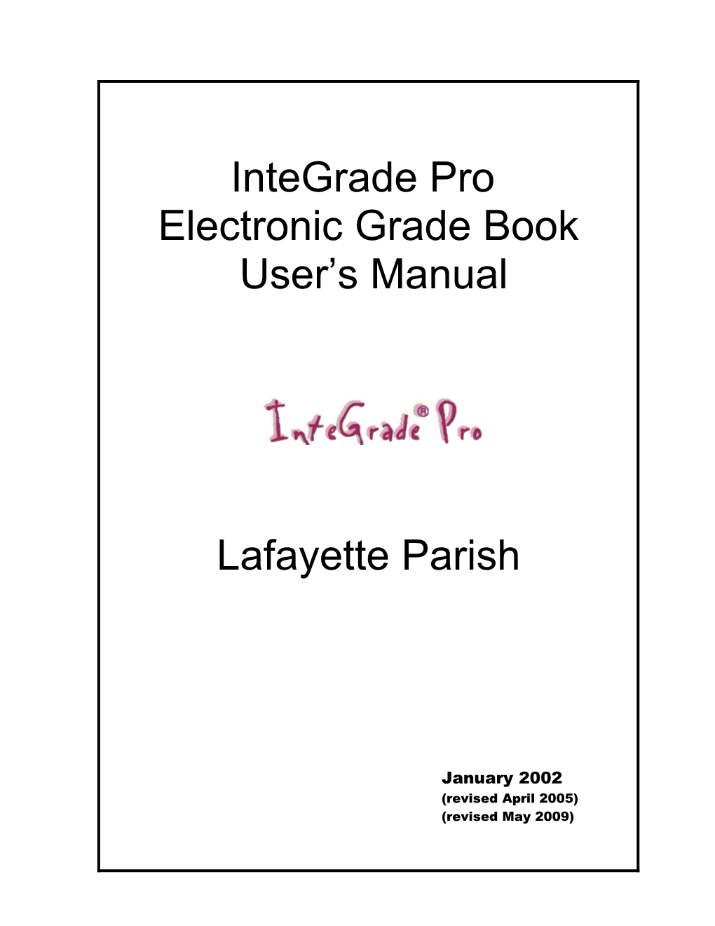 Integrade Pro Grade Book