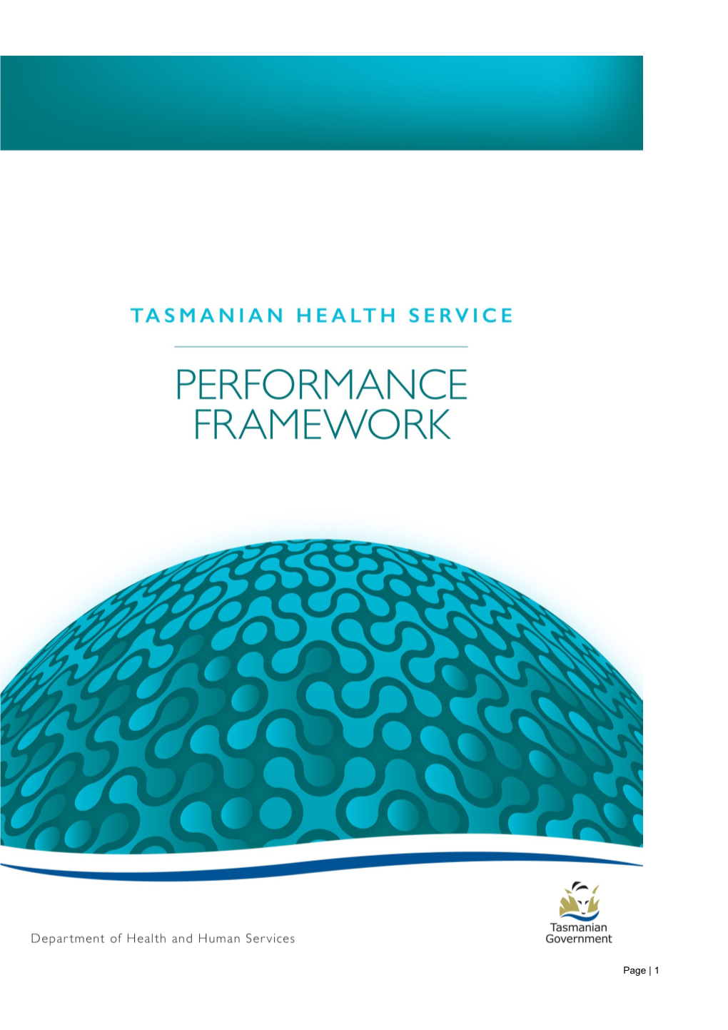 Tasmanian Health Service Performance Framework