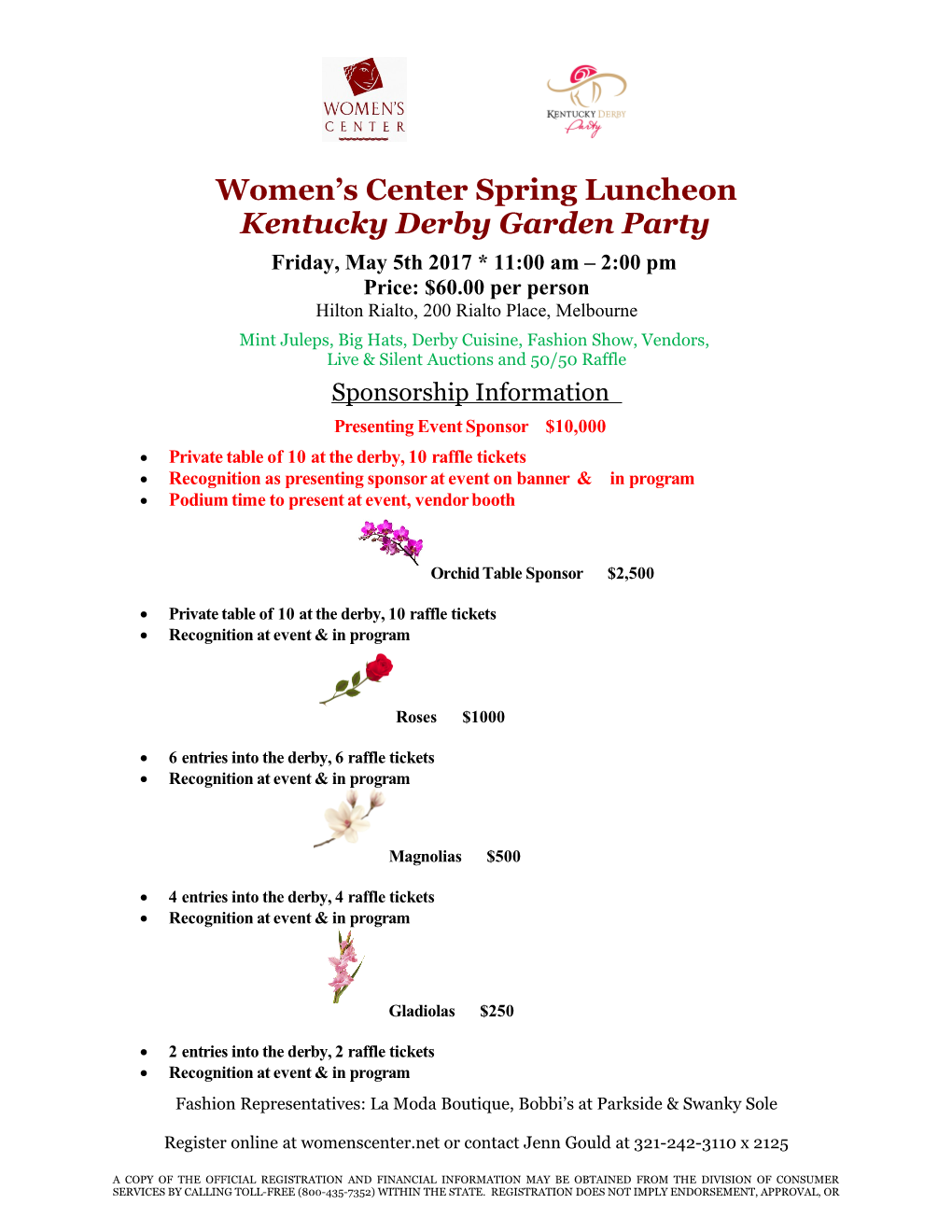 Women S Center Spring Luncheon