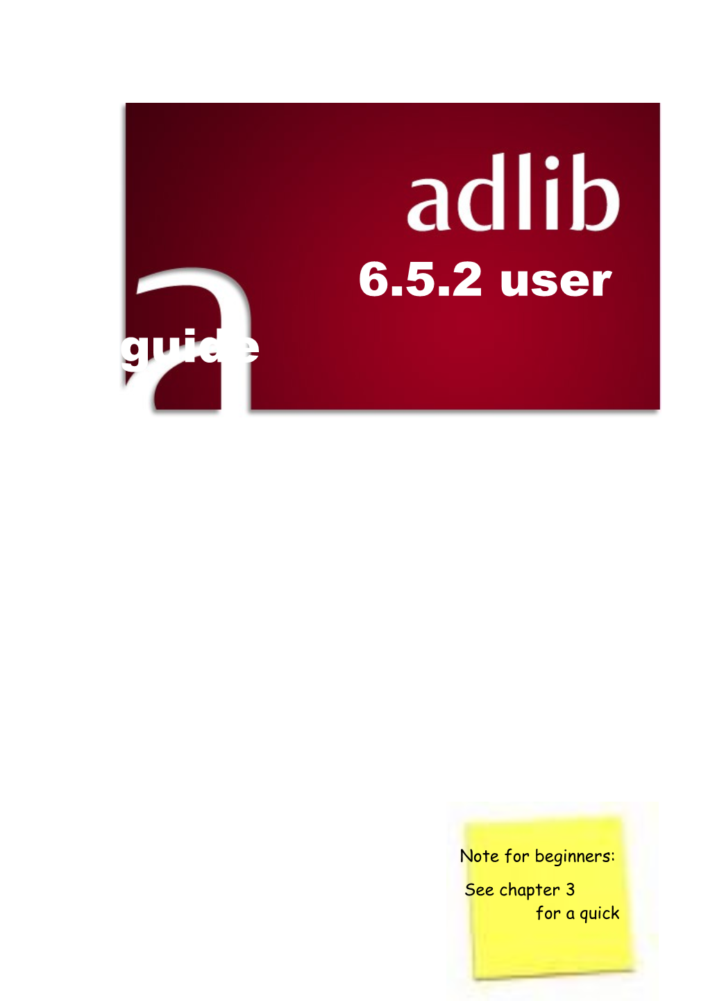 ADLIB 6.5.2 User Guide