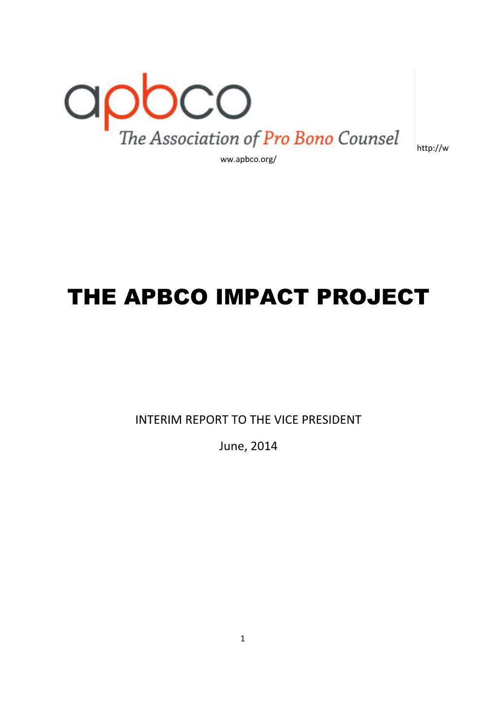 The Apbco Impact Project