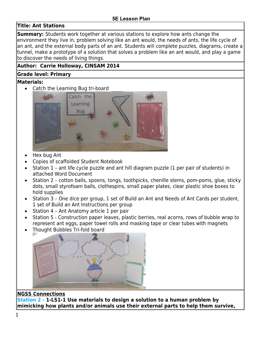 5E Student Lesson Planning Template s4