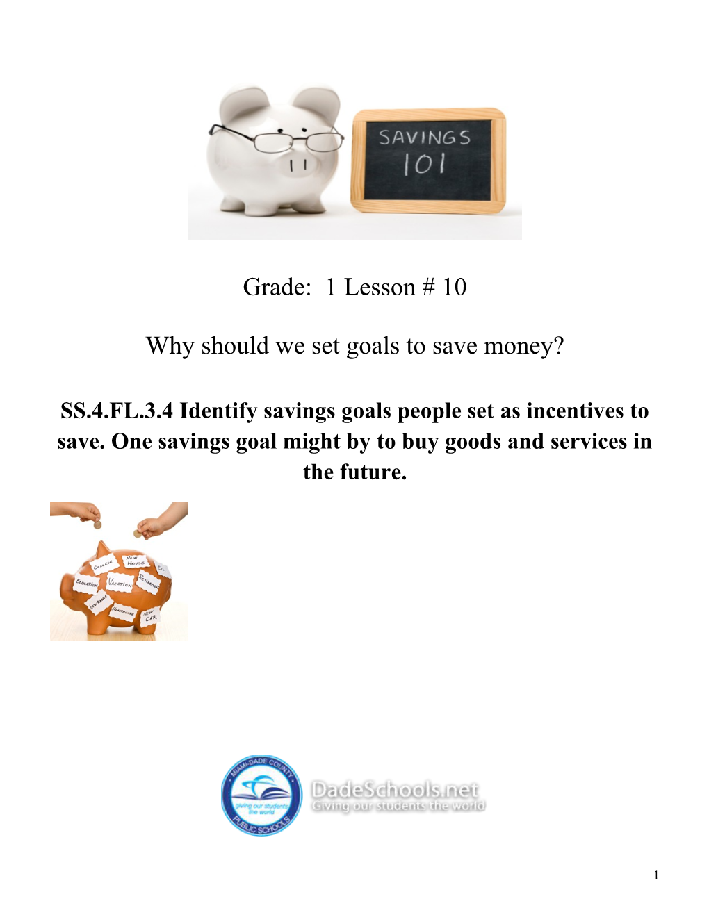 Why Should We Set Goals to Save Money?