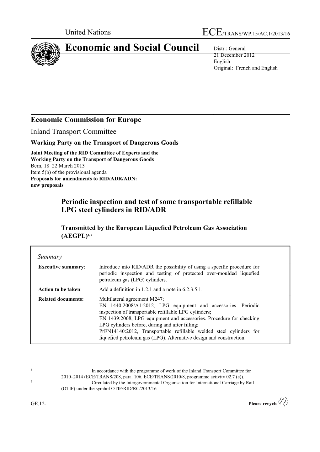 Economic Commission for Europe s5