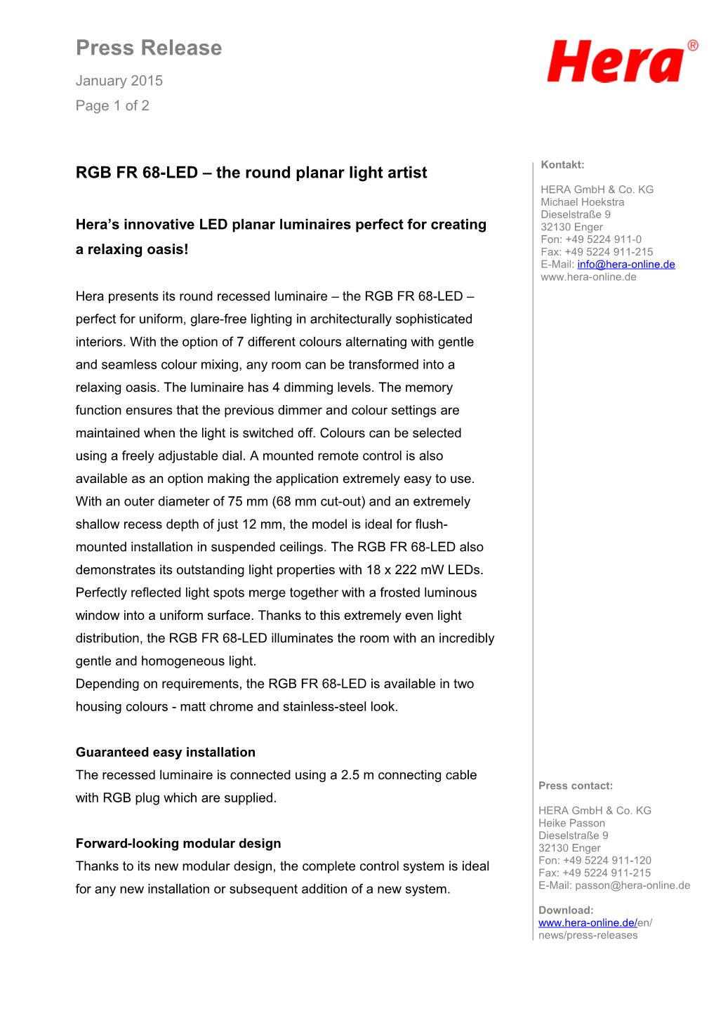 Hera SIL-LED s1