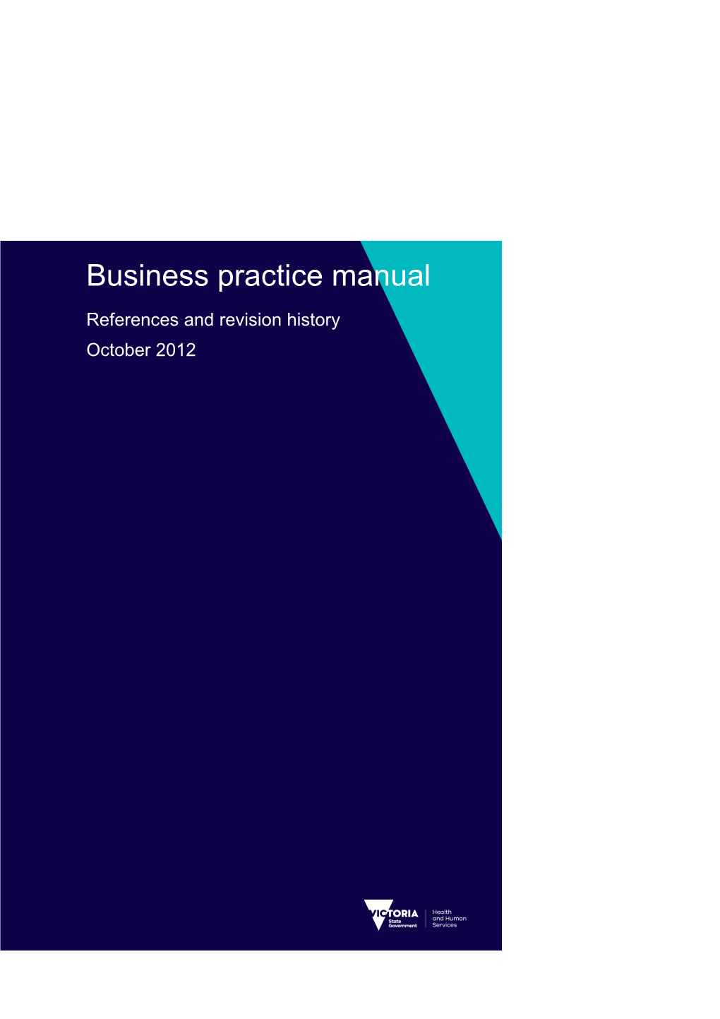 Business Practice Manual - References and Revision History 20170509