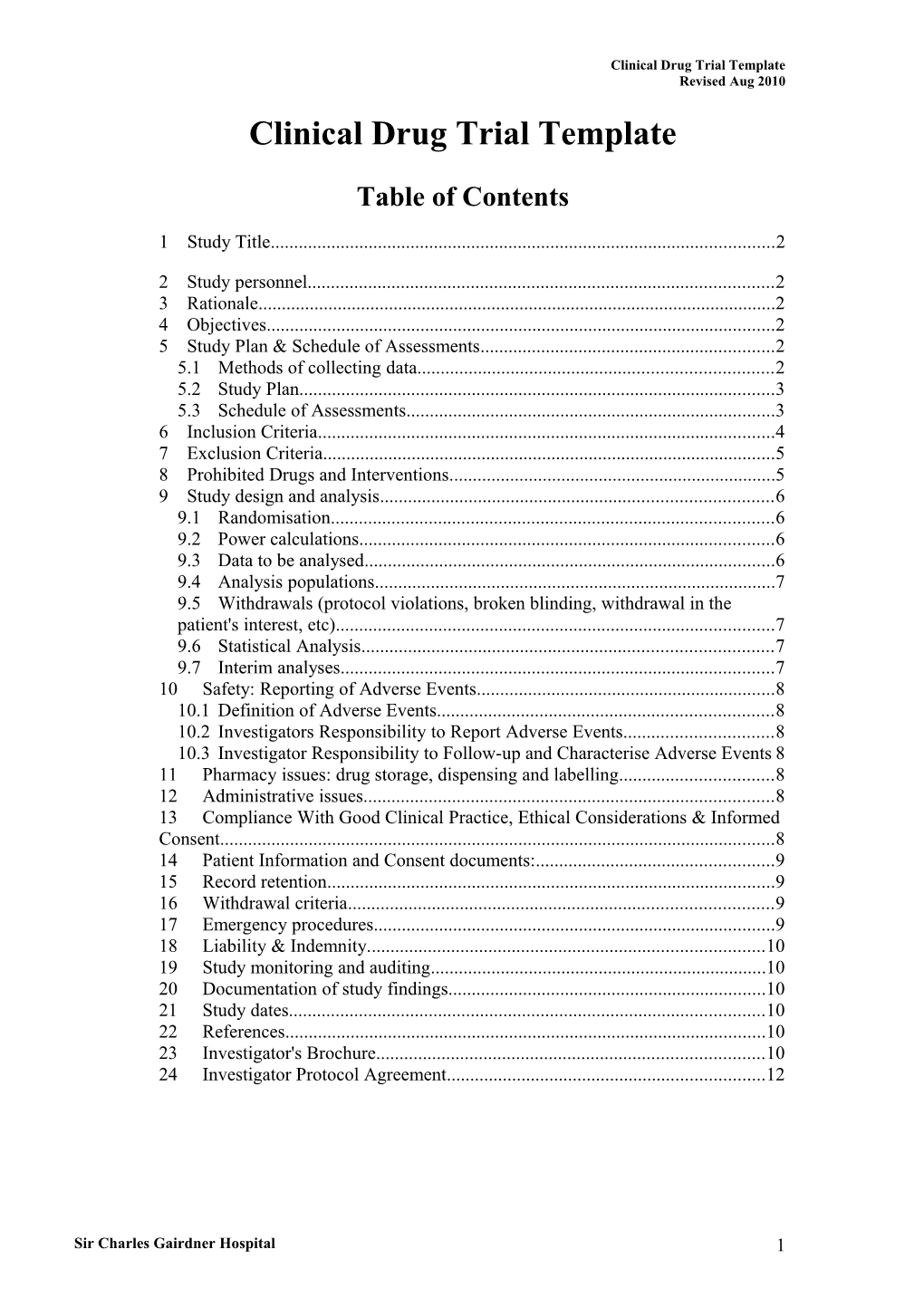 The Elements of a Clinical Trial