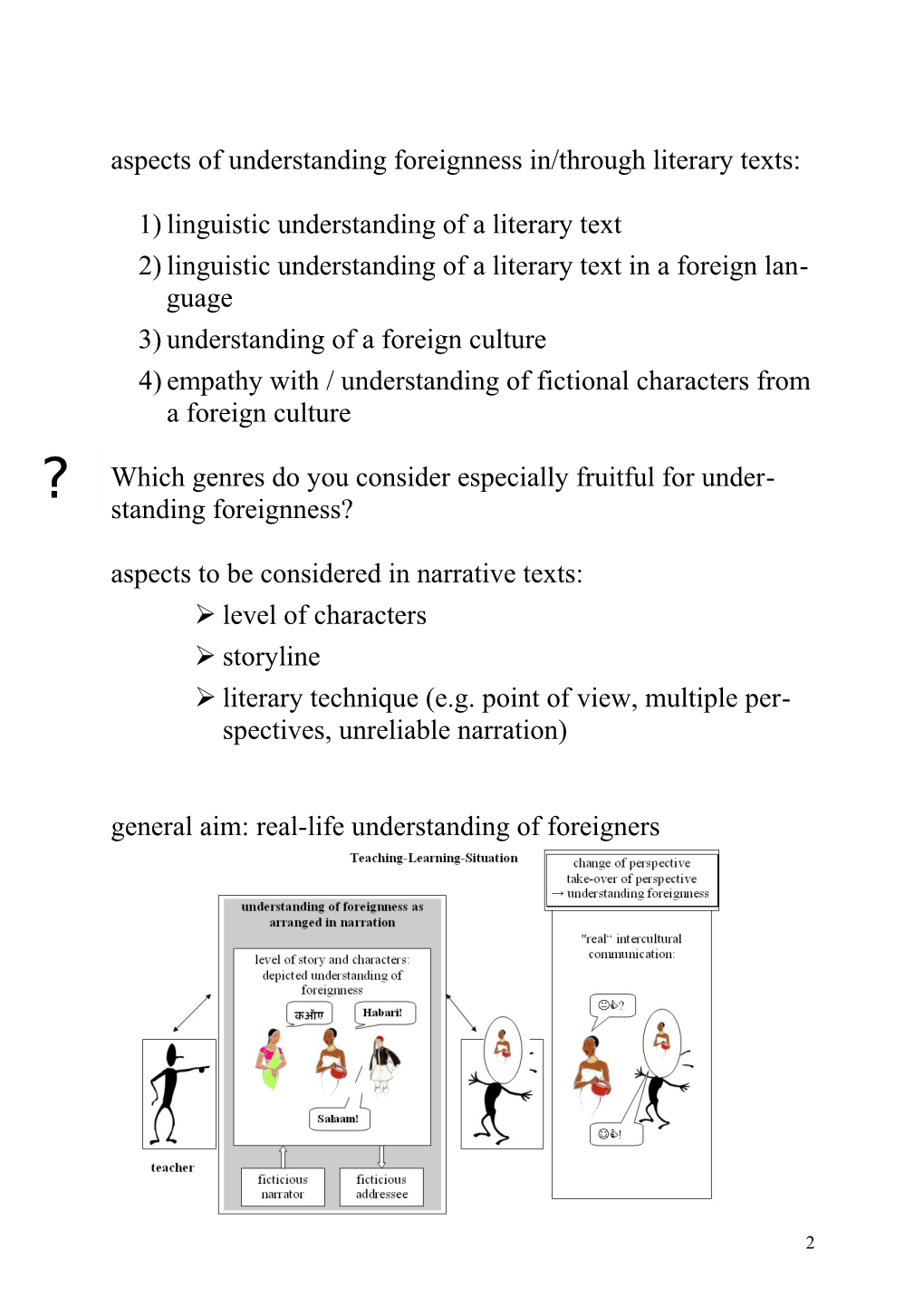 Understanding Foreignness (Fremdverstehen)