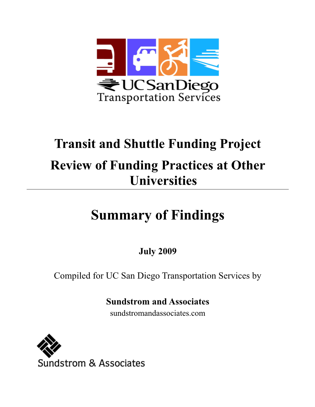 Transit and Shuttle Funding Project