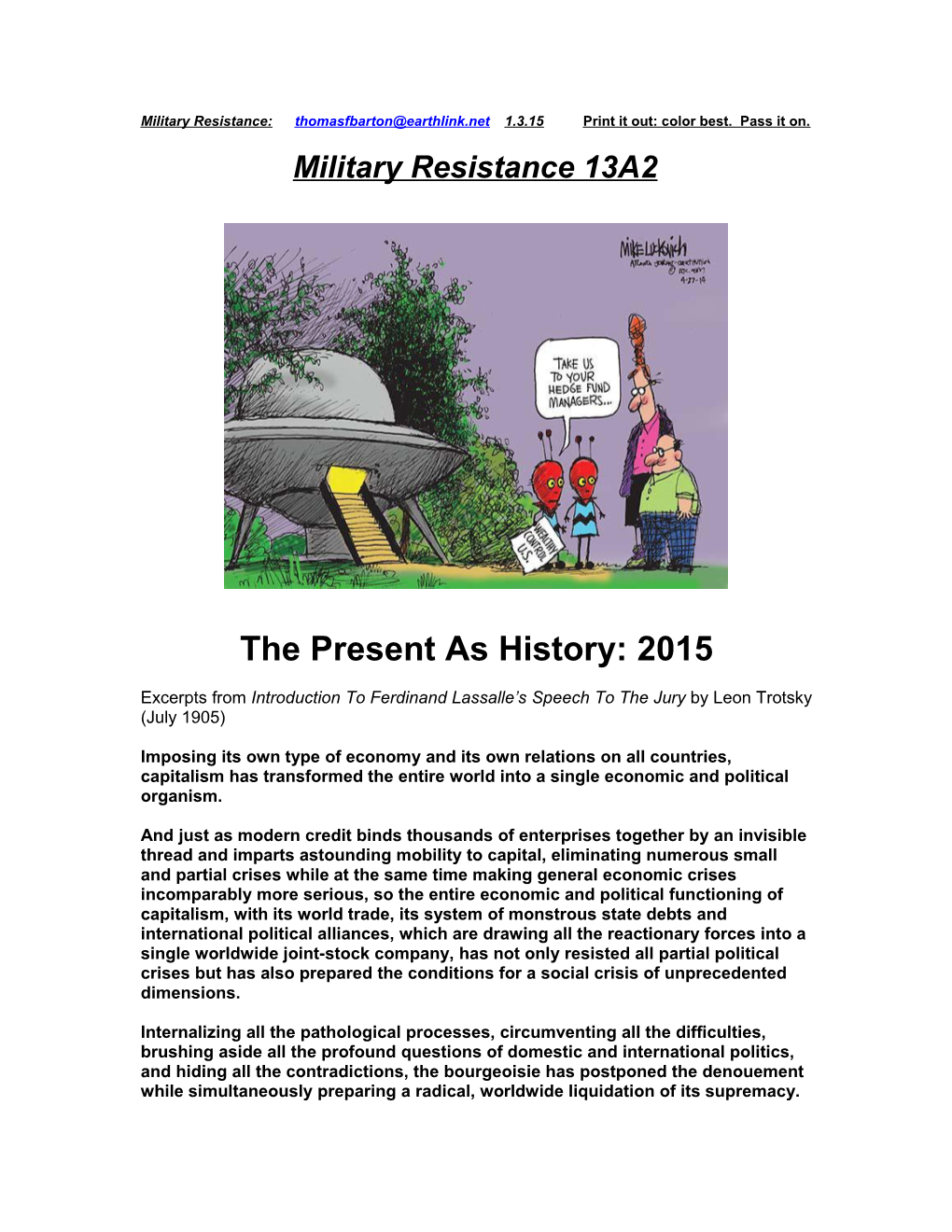 Military Resistance 13A2