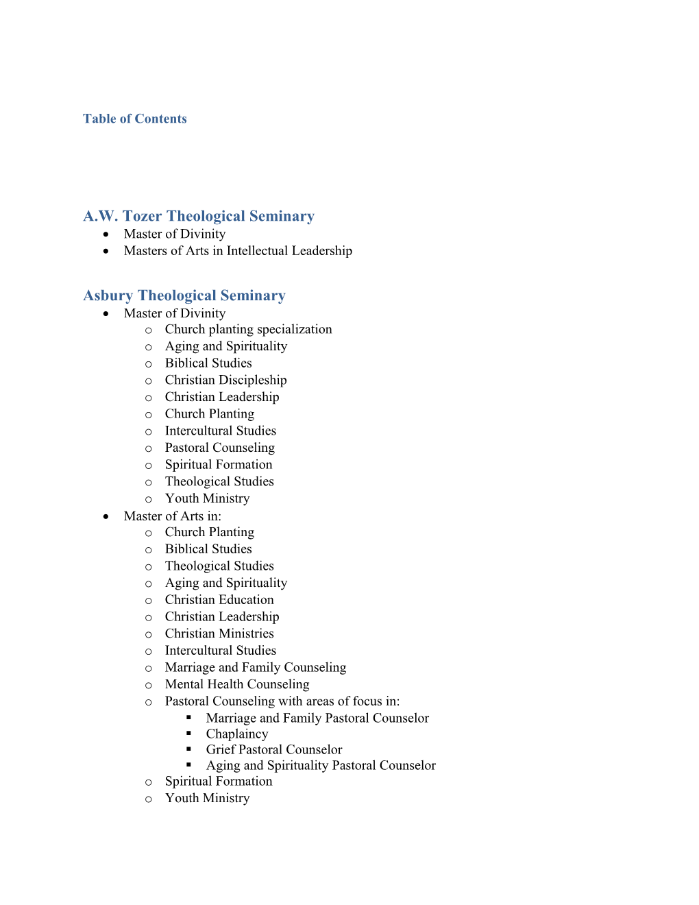 Table of Contents s196