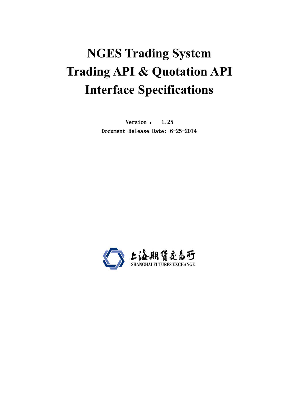 Trading API & Quotation API