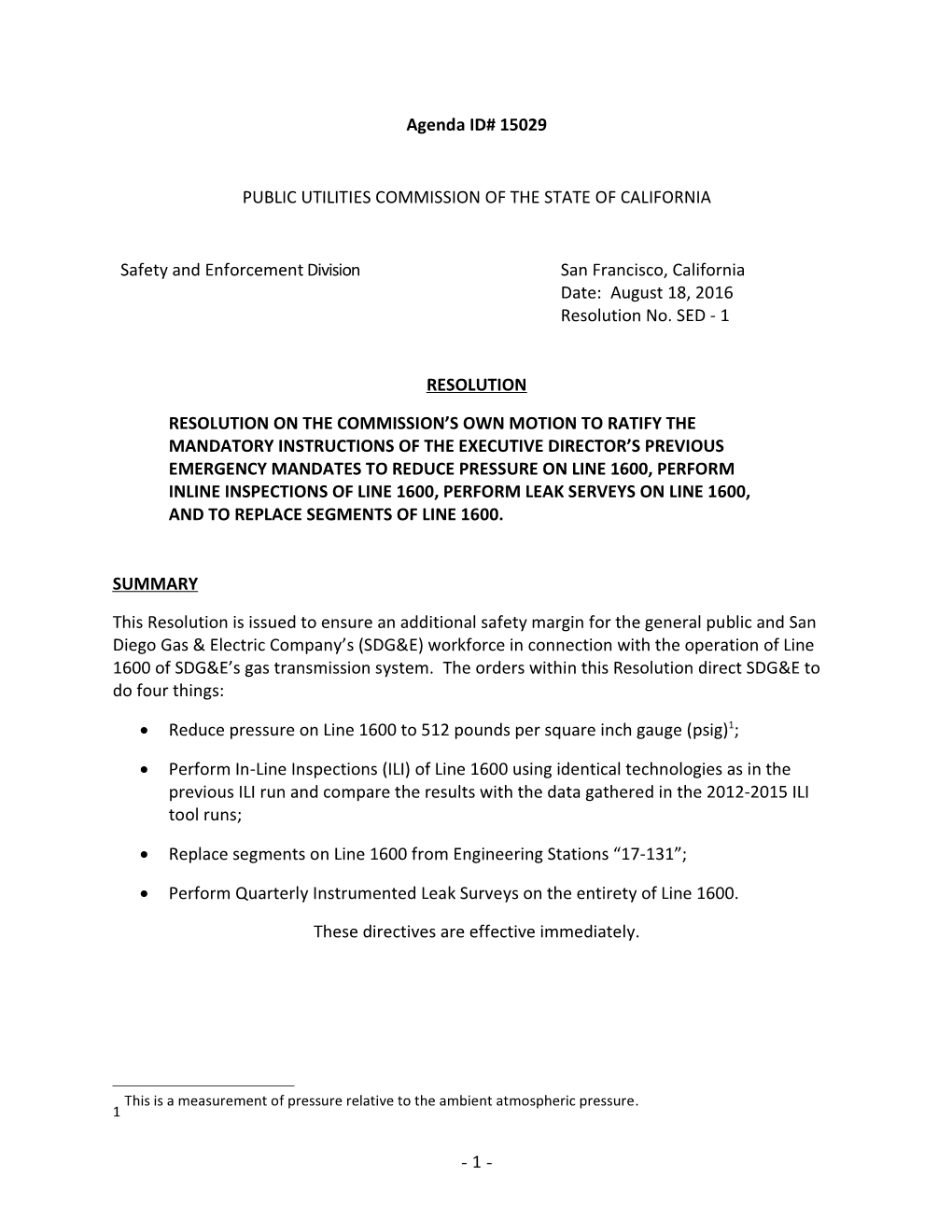 Public Utilities Commission of the State of California s14