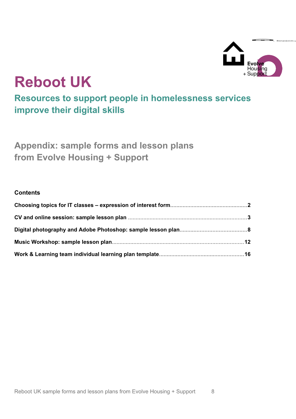 Resources to Support People in Homelessness Services