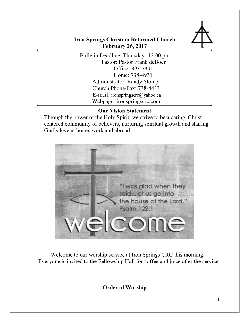 Iron Springs Christian Reformed Church s1