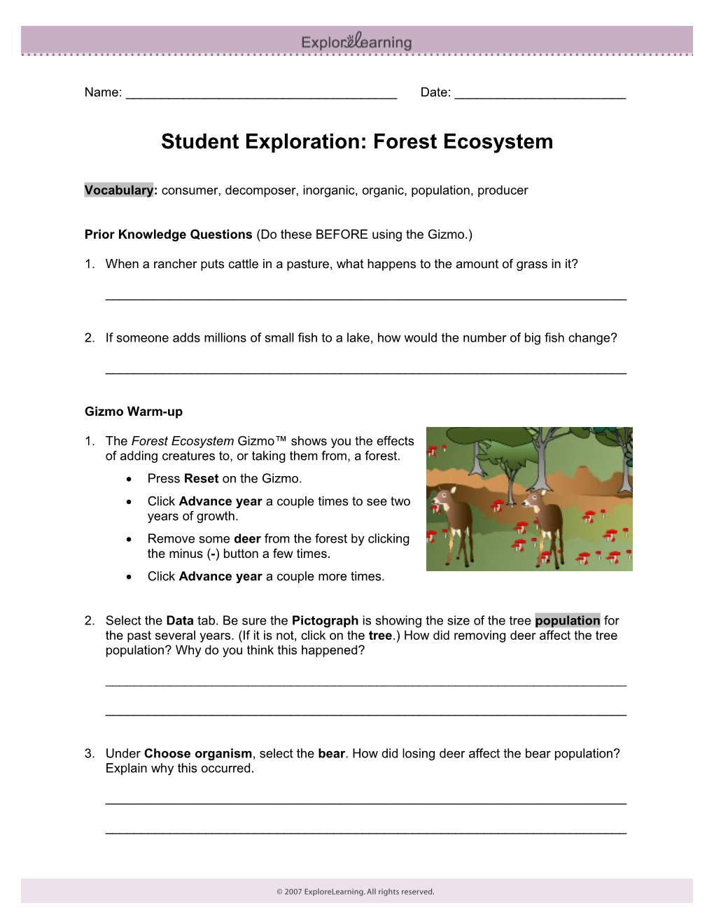 Student Exploration Sheet: Growing Plants s17