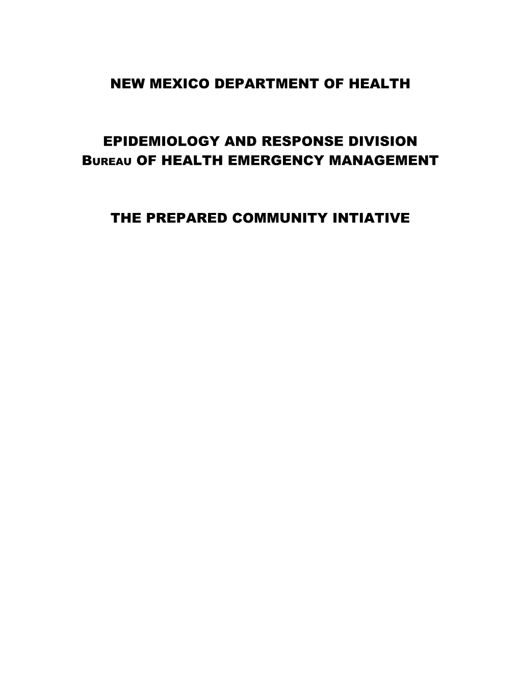 New Mexico Department Of Health