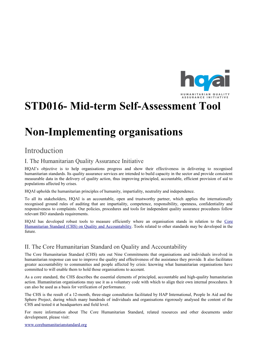 STD016- Mid-Term Self-Assessment Tool