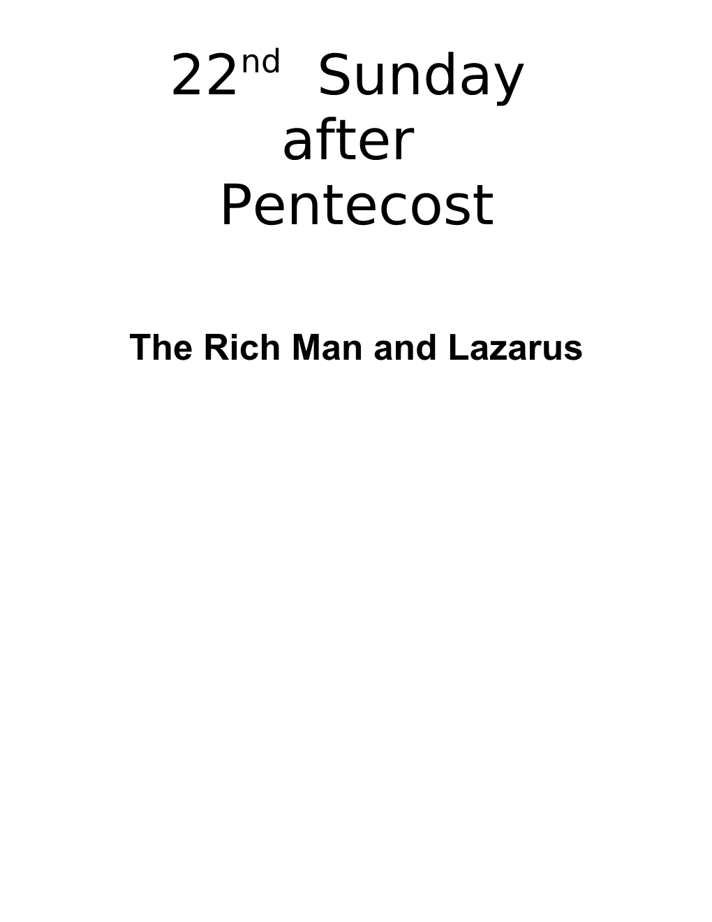 The Rich Man and Lazarus s1