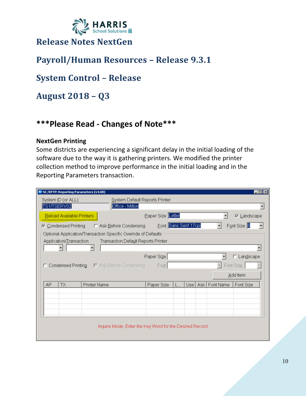 Payroll/Human Resources Release 9.3.1