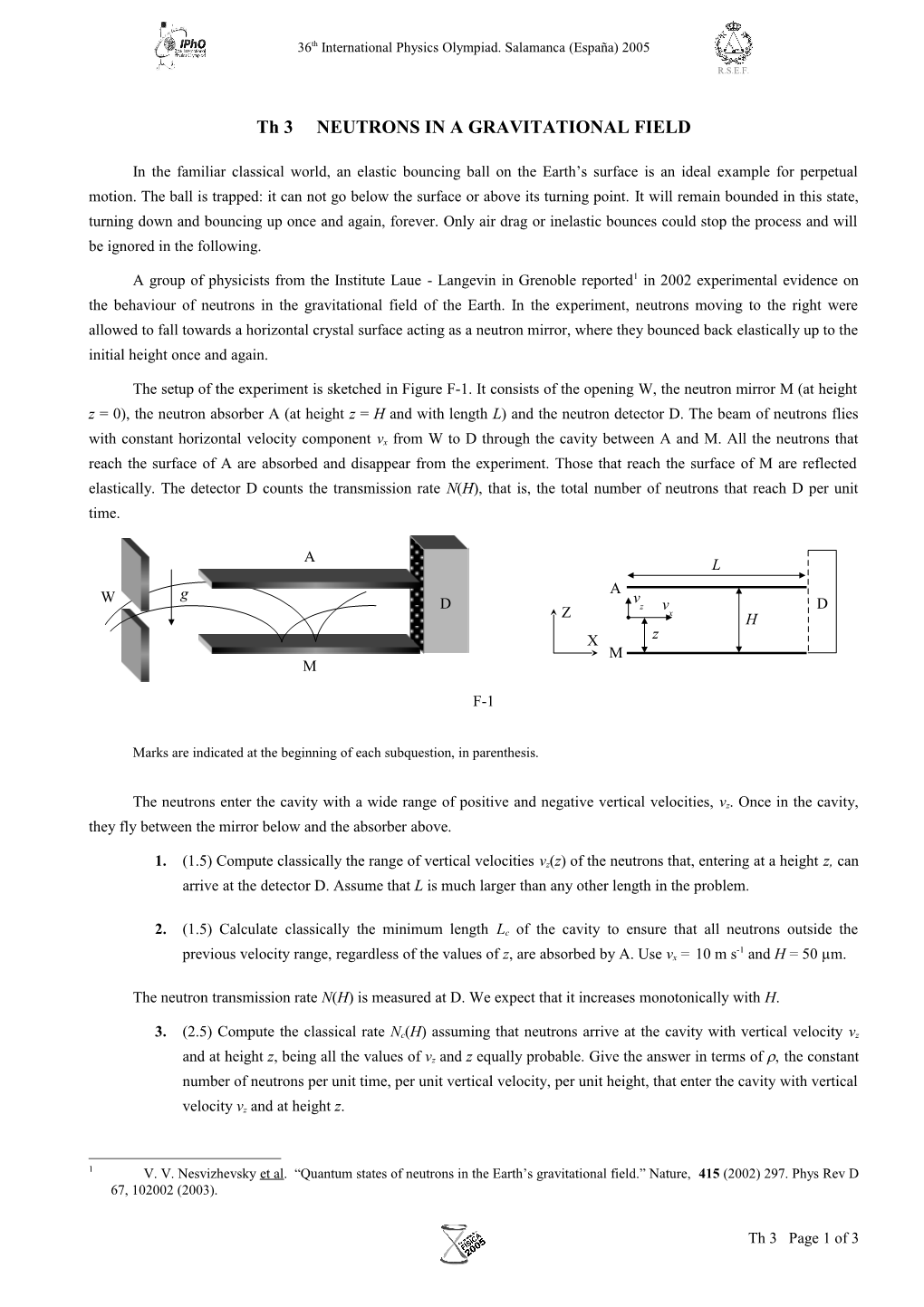 Quantum Trajectories of Neutrons in the Earth S Gravitational Field