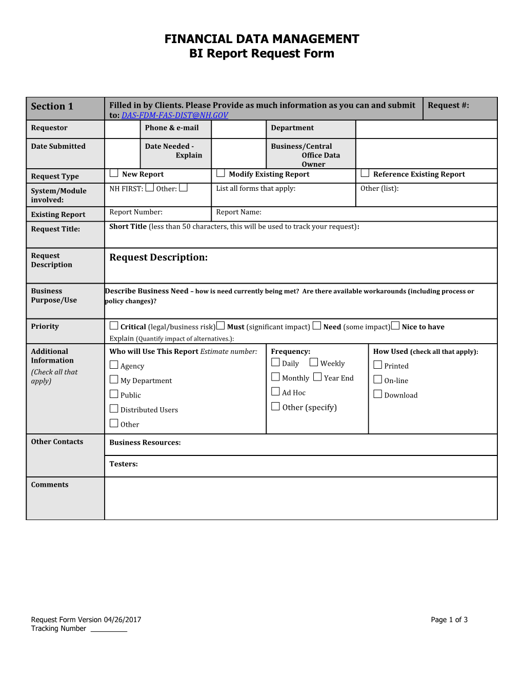 ASMG Request Form