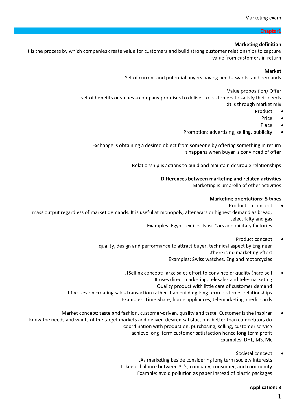 Set of Current and Potential Buyers Having Needs, Wants, and Demands