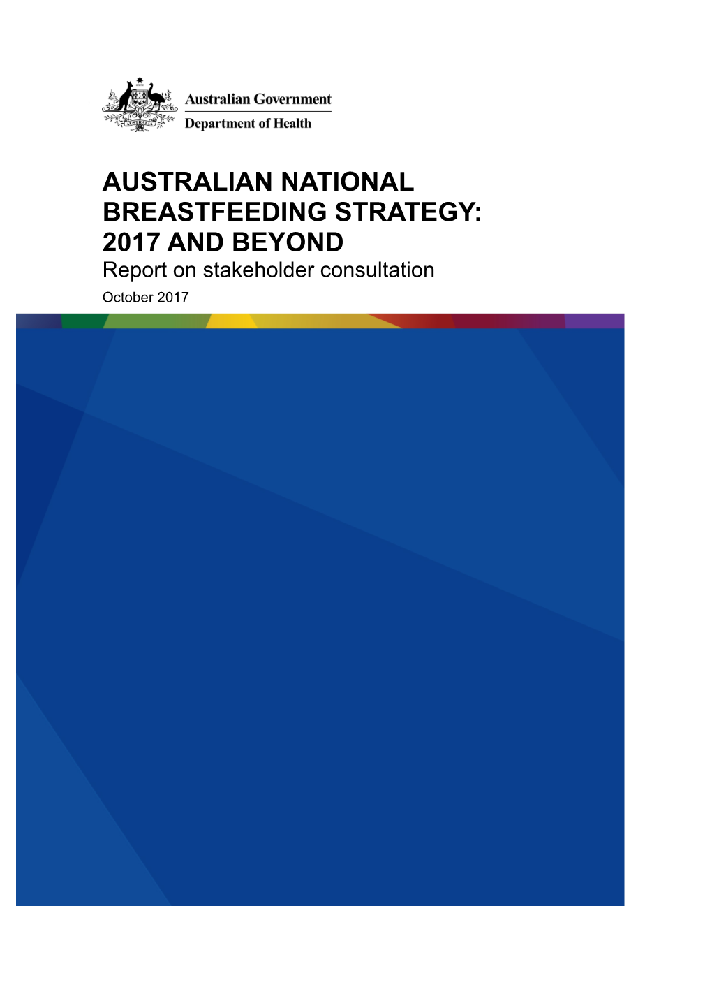 Australian National Breastfeeding Strategy 2017 and Beyond
