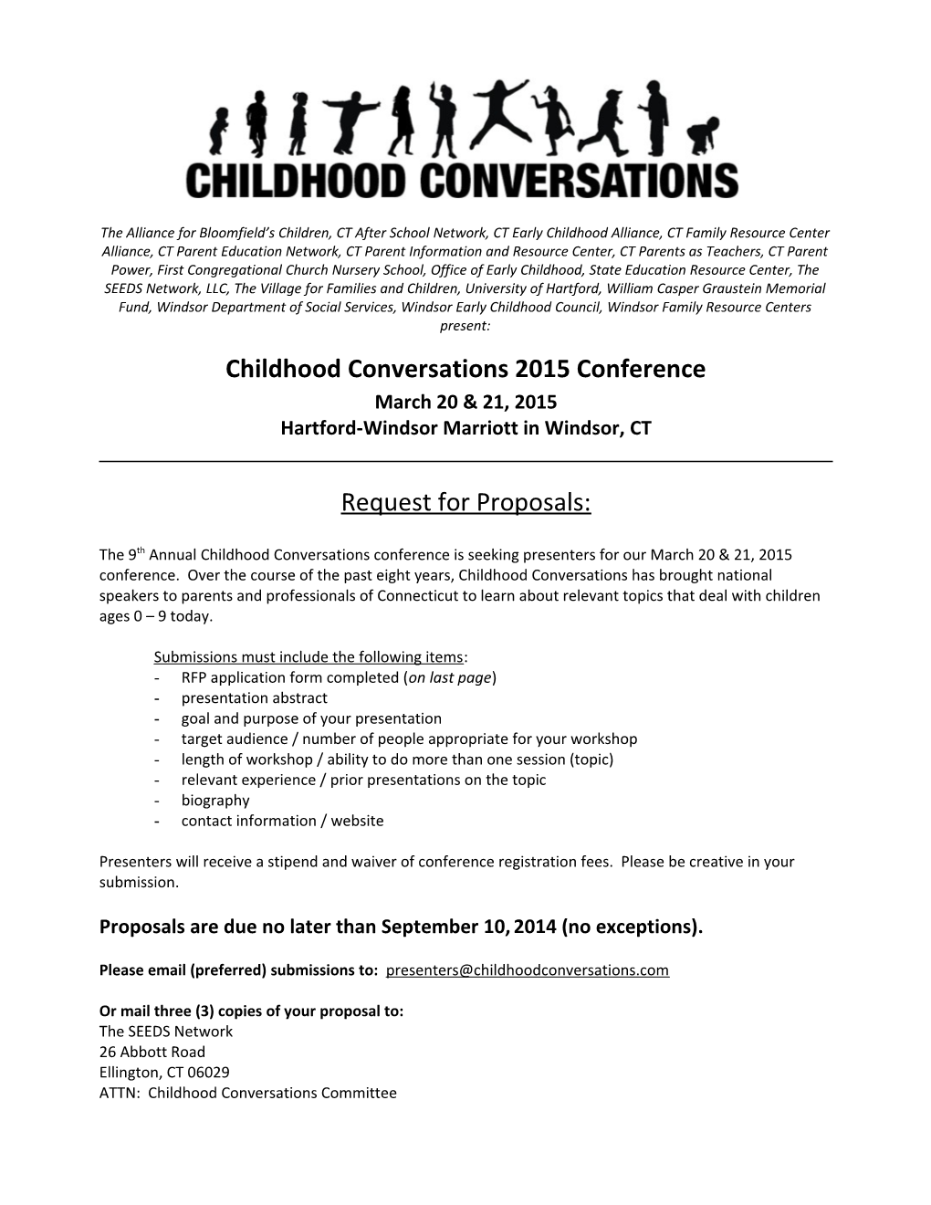 Childhood Conversations 2015 Conference