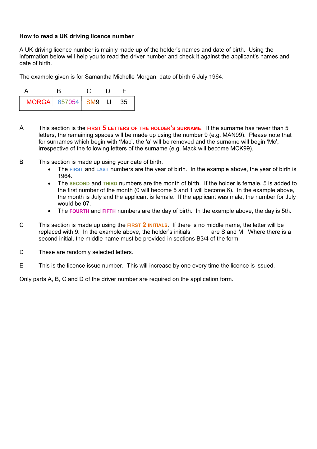 Signatory/Identification Checker Guidance