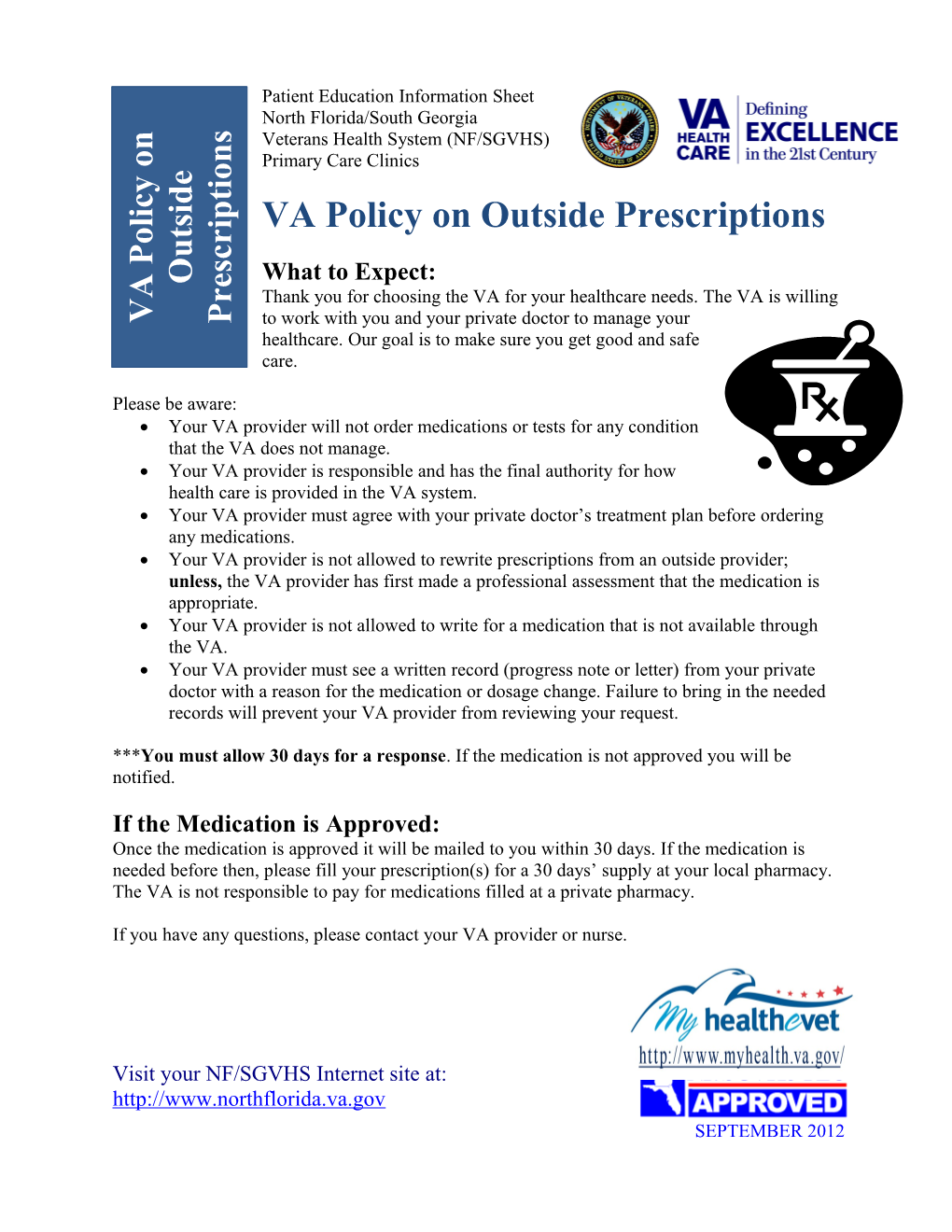 VA Policy For Outside Prescriptions