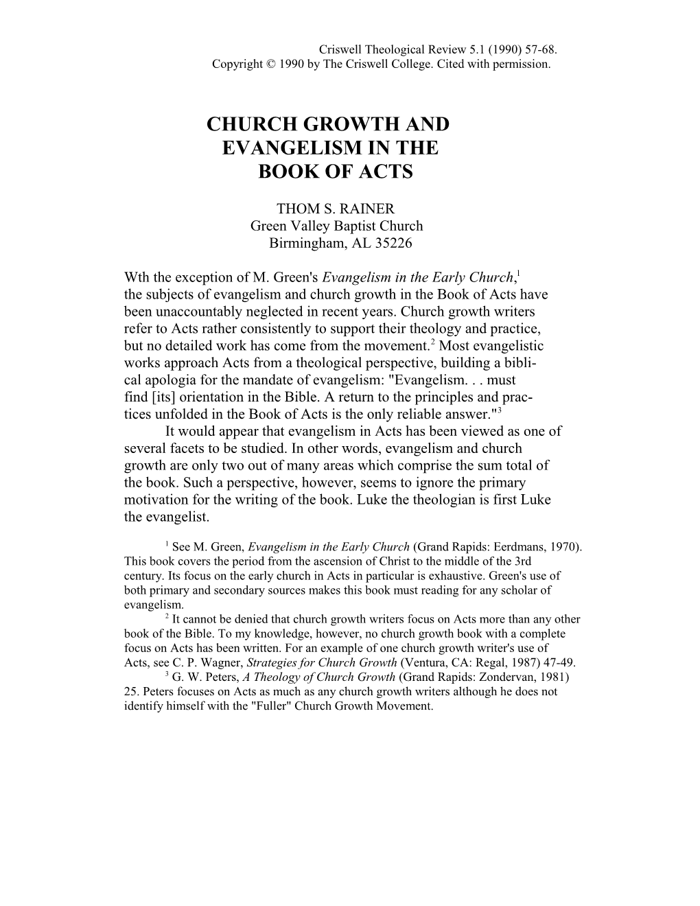 Criswell Theological Review 5