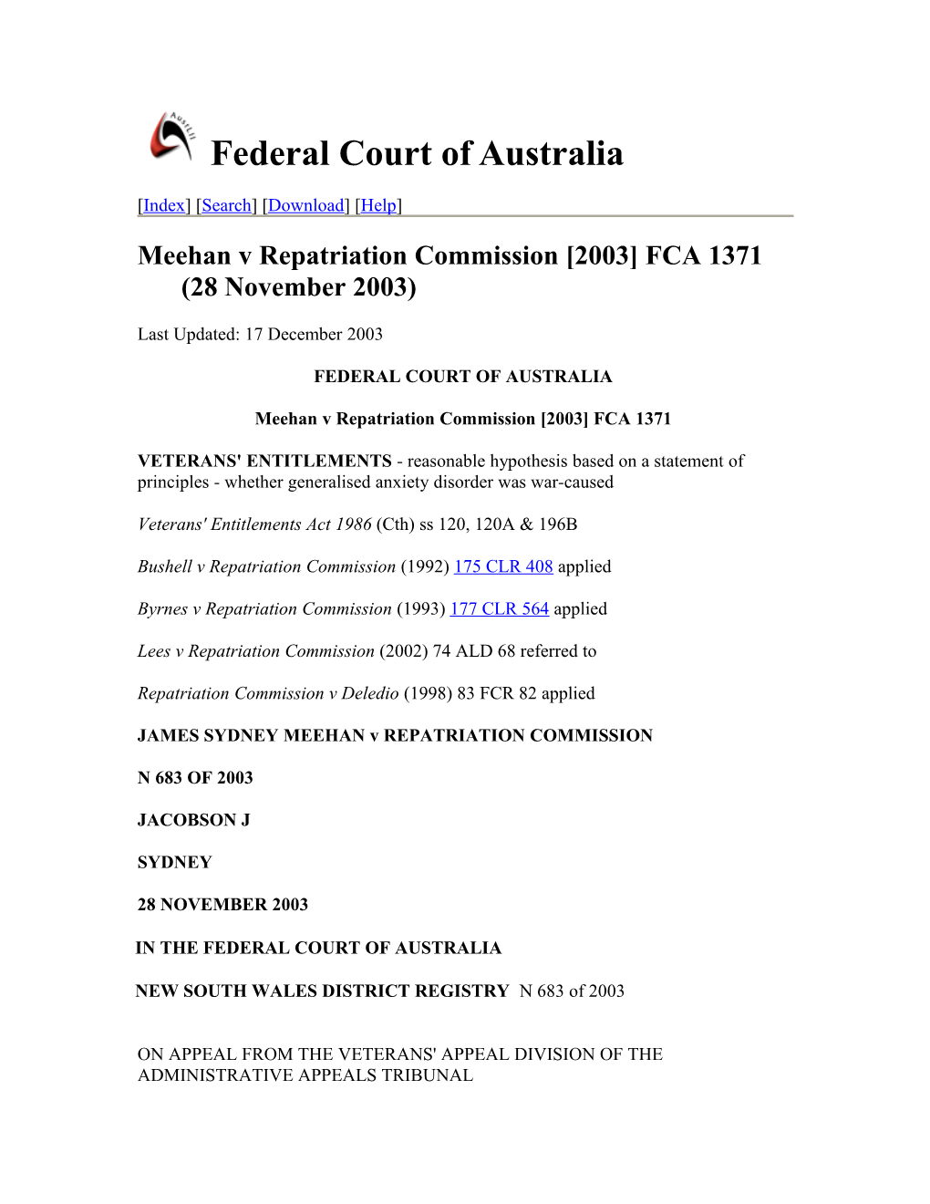 Federal Court of Australia s2