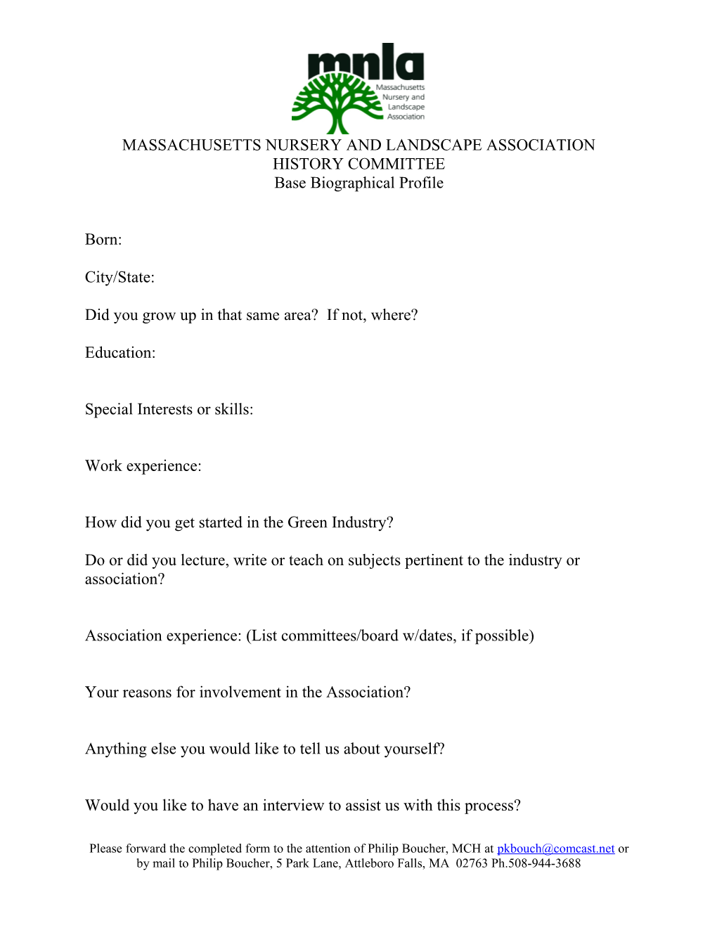 Massachusetts Nursery and Landscape Association