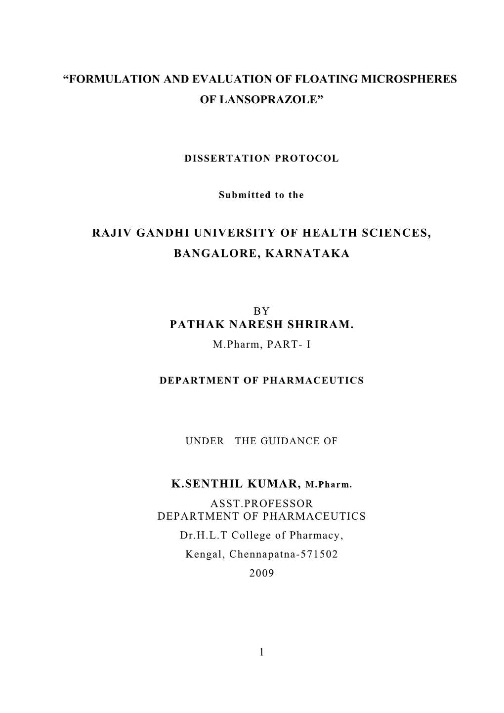 Rajiv Gandhi University of Health Sciences, Karnataka, Bangalore s18