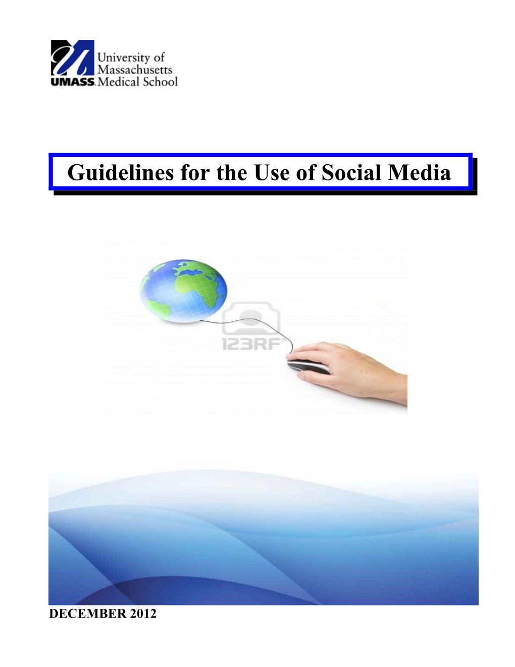 Guidelines for the Use of Social Media