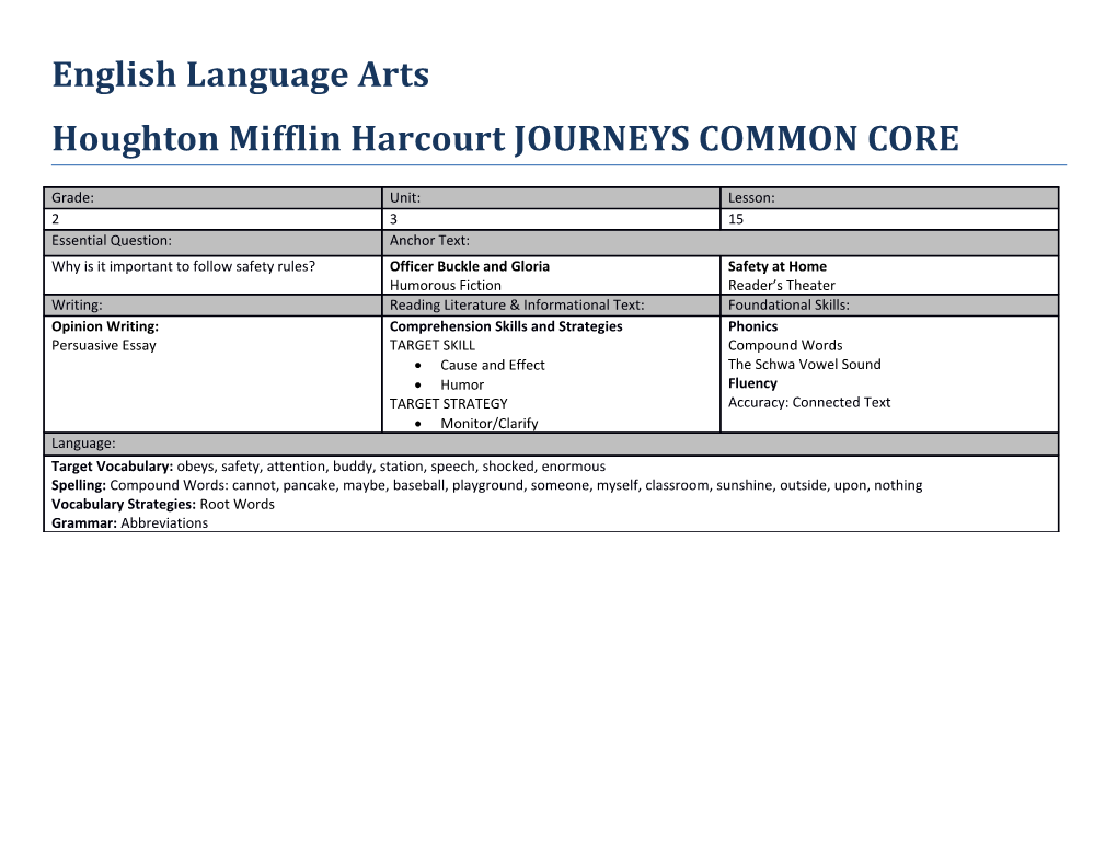 Houghton Mifflin Harcourt JOURNEYS COMMON CORE s7