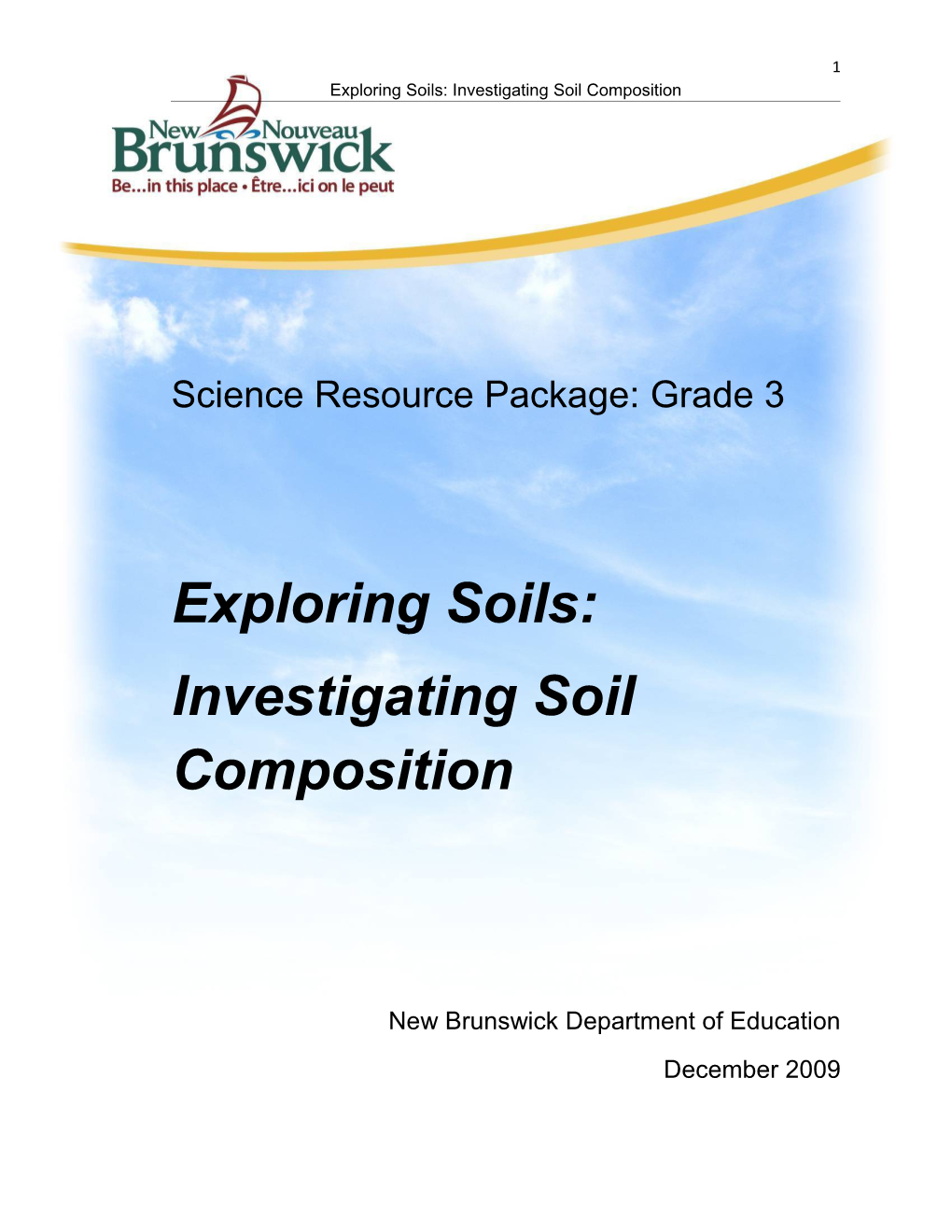 Exploring Soils - Investigating Soil Composition s1