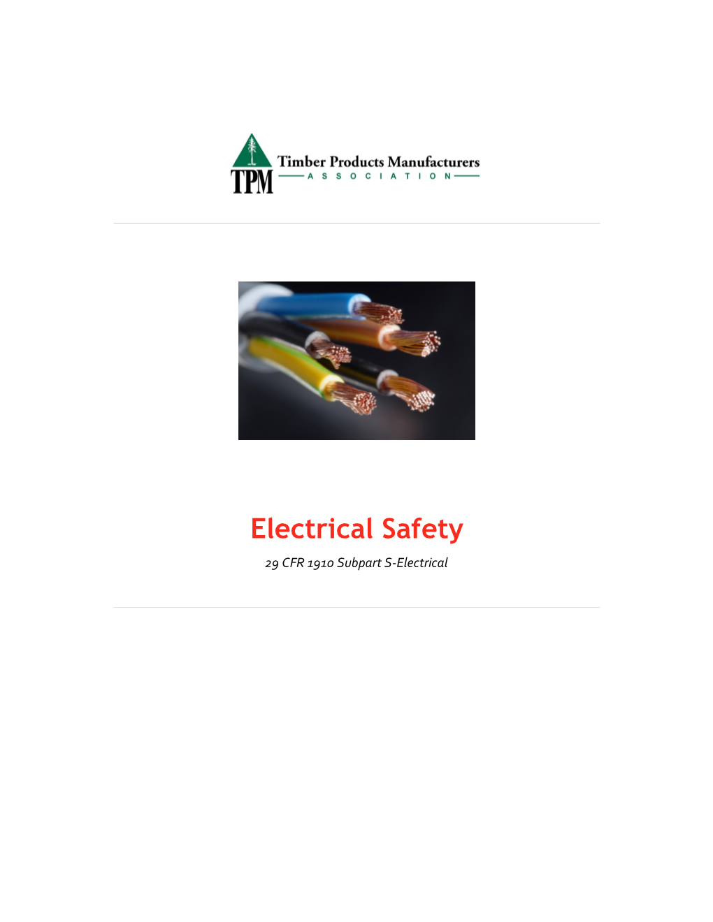 Electrical Safety an Overview
