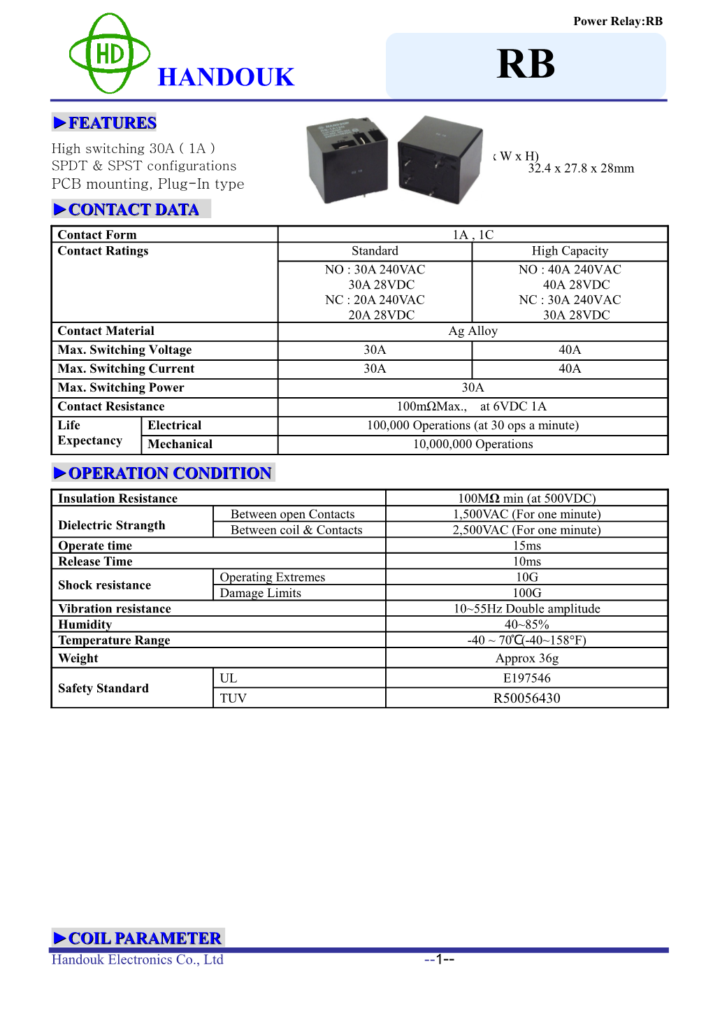 Power Relay:RB