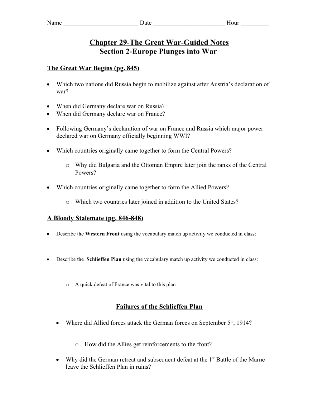 Chapter 22-Enlightenment and Revolution-Guided Notes s2