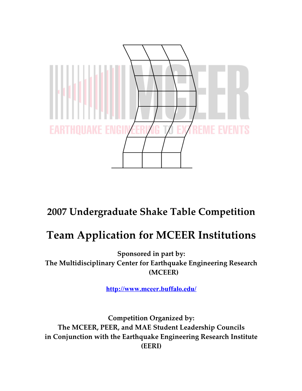 Undergraduate Student Seismic Design Competition